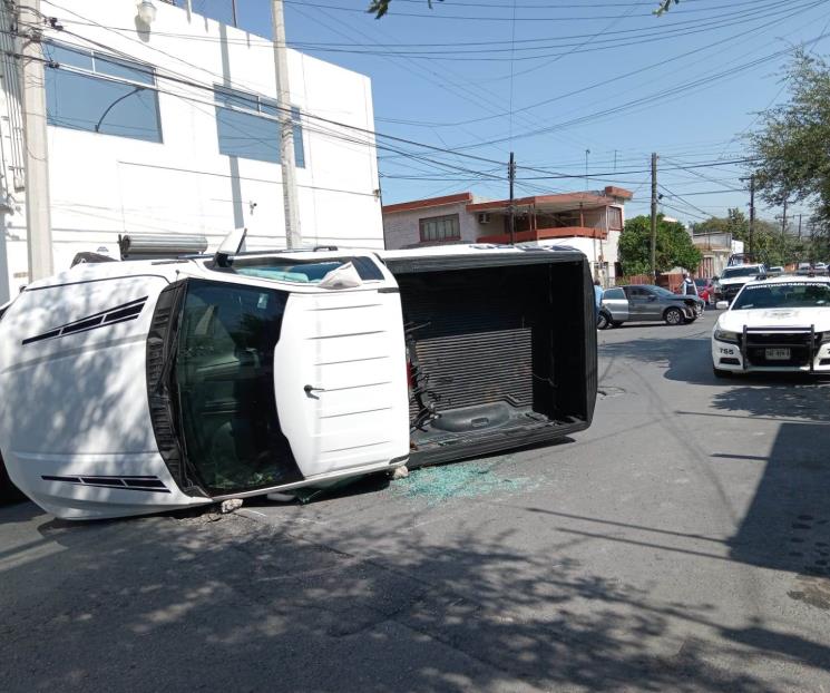 Deja choque y volcadura un lesionado