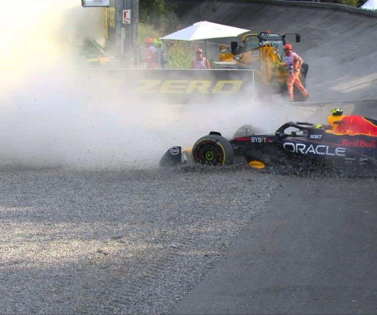 Lideran Max y Sainz P1 y P2 de Italia con choque de Pérez