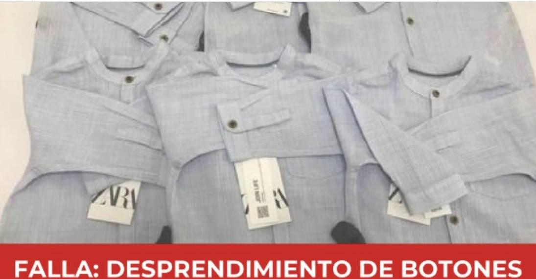 Alertan de riesgo en portación de camisa de Zara para niños