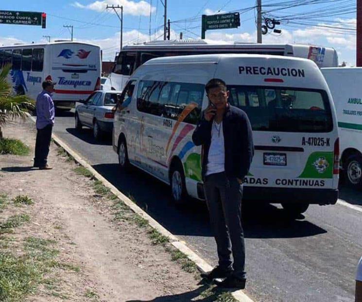 Reinician transportistas ruta Tizayuca-Edomex