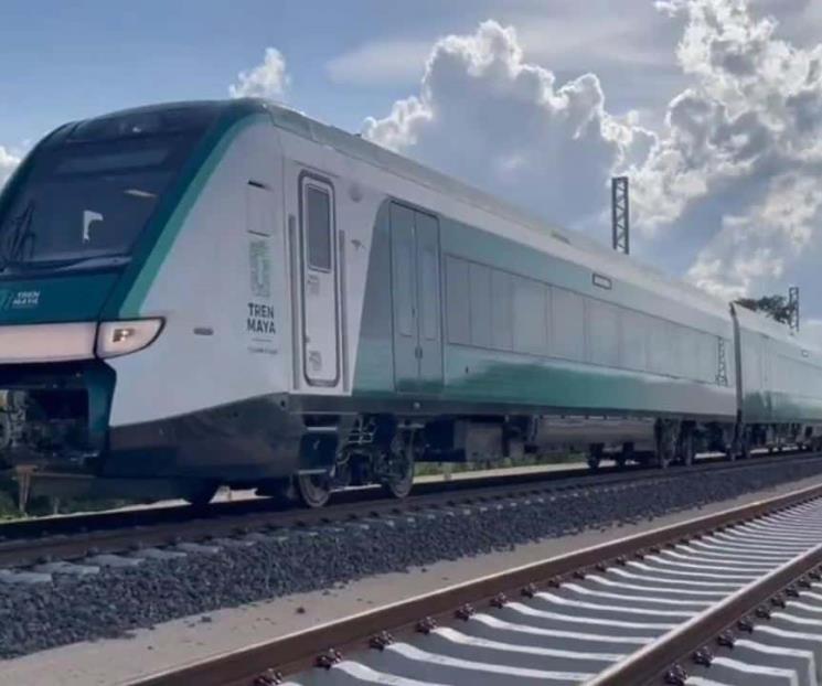 Tren Maya donde viajaba AMLO se paró por más de una hora Tren Maya donde viajaba AMLO se paró por más de una hora
