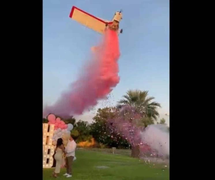 Avioneta se desploma durante revelación de género en Sinaloa