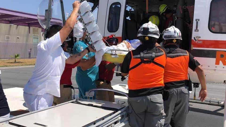 Sufre motociclista muerte cerebral