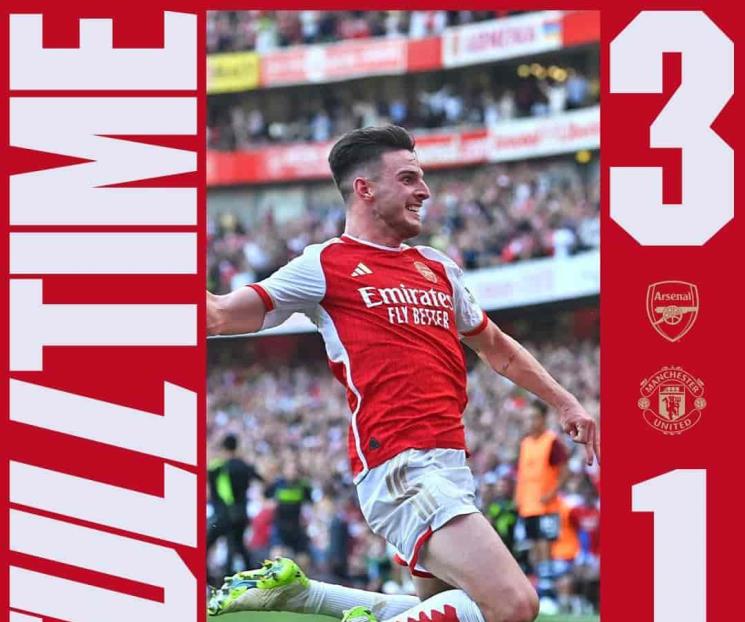 Vence Arsenal al Manchester United