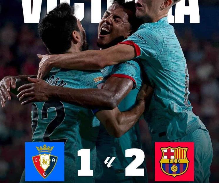 Continúa el invicto del Barca en La Liga Continúa el invicto del Barca en La Liga