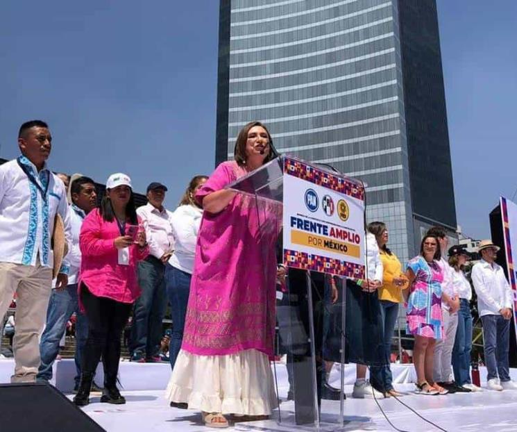 Apunta Xóchitl Gálvez alcanzar a Morena