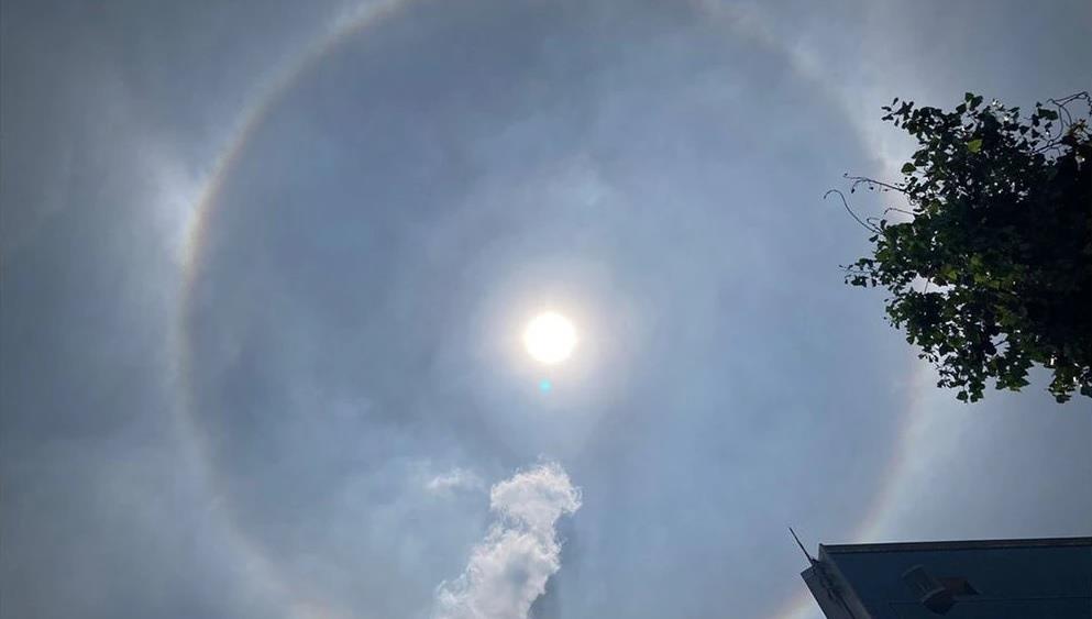 Se forma halo solar en la CDMX; UNAM explica qué significa