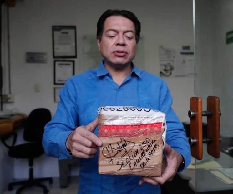 Llegan paquetes de Morena para conteo de votos