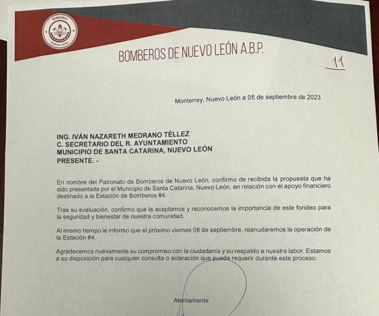 Acuerdan trabajar de la mano Santa y Bomberos