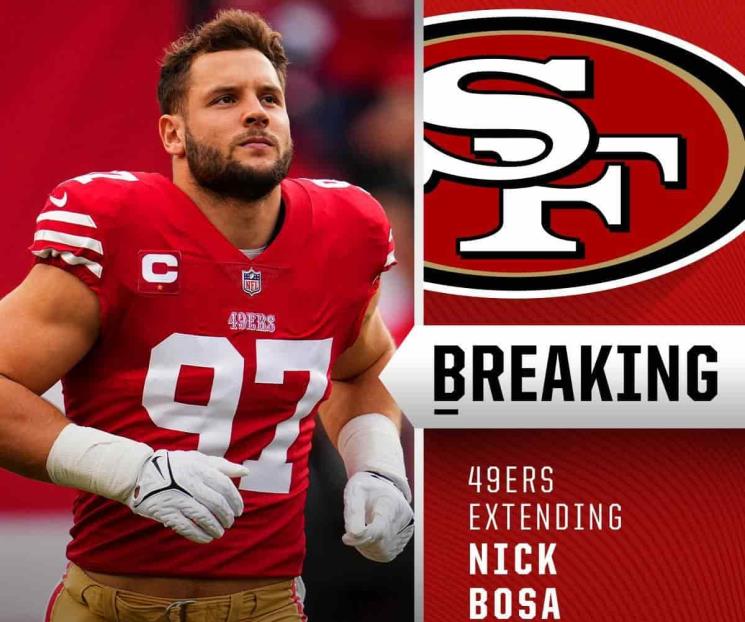 Se convertirá Nick Bosa en defensivo mejor pagado en la NFL Se convertirá Nick Bosa en defensivo mejor pagado en la NFL