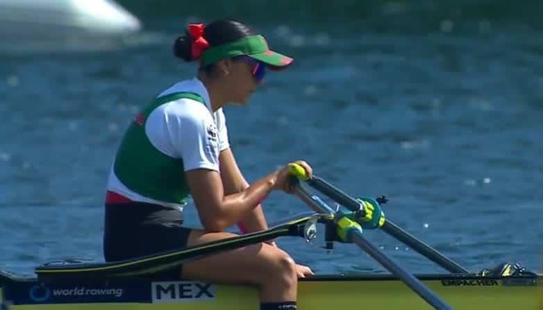 Logra regia Kenia Lechuga medalla mundial en Remo