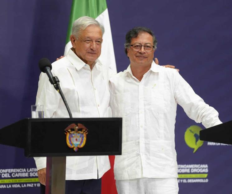 Proponen AMLO y Petro combatir drogas con amor y familia Proponen AMLO y Petro combatir drogas con amor y familia