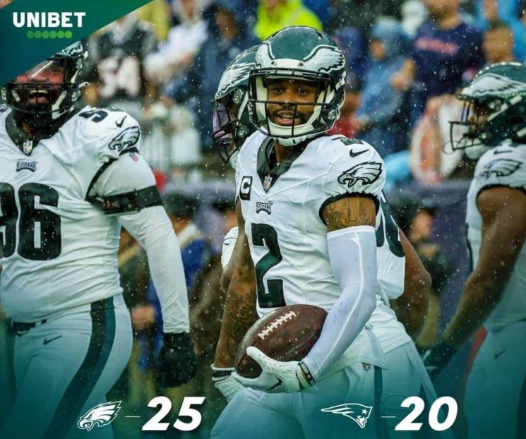 Las Águilas de Filadelfia vencen a los Patriotas en la NFL