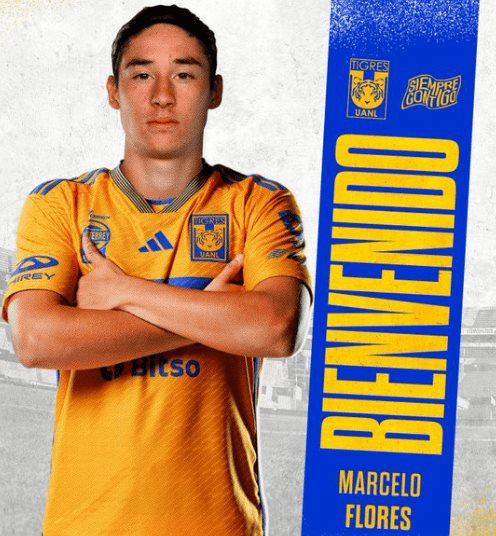 Oficializa Tigres el fichaje de Marcelo Flores Oficializa Tigres el fichaje de Marcelo Flores