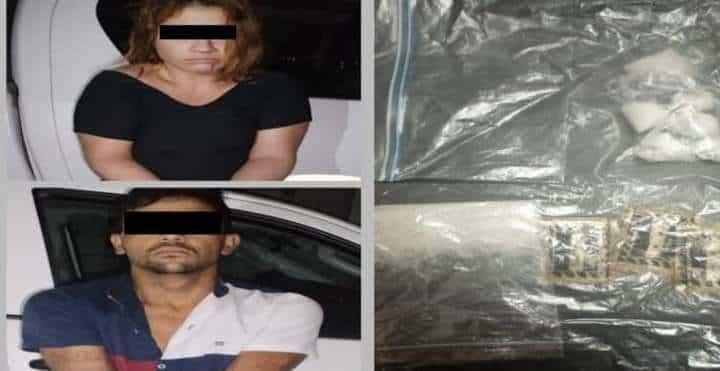 Cae pareja con droga en Montemorelos