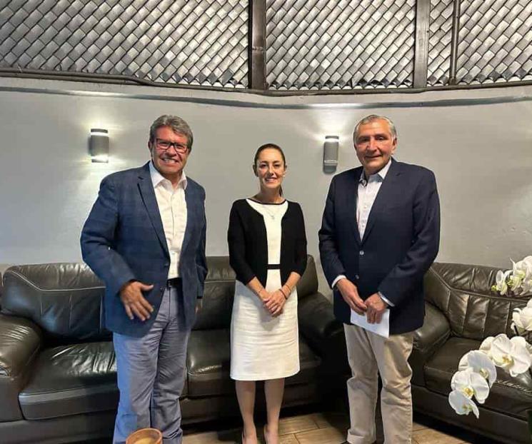 Suma Sheinbaum a Adán Augusto y a Monreal a su campaña