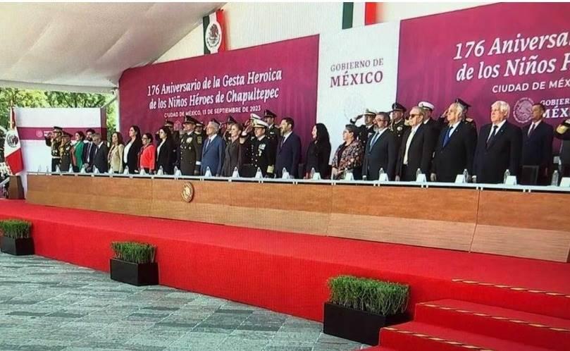 AMLO encabeza ceremonia a los Niños Héroes de Chapultepec