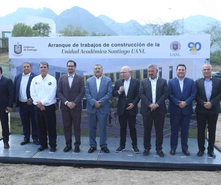 Inicia UANL construcción de Unidad Académica Santiago