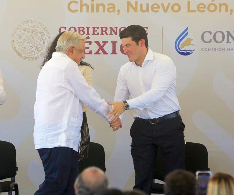 Reconoce AMLO trabajo de Samuel en NL Reconoce AMLO trabajo de Samuel en NL