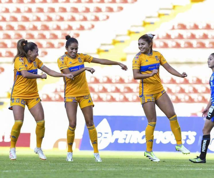 Tigres Femenil golea a Gallos y se mantienen de líderes 