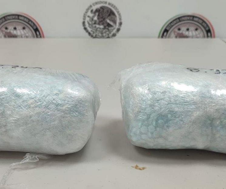 Cae con 16 mil 600 pastillas de fentanilo