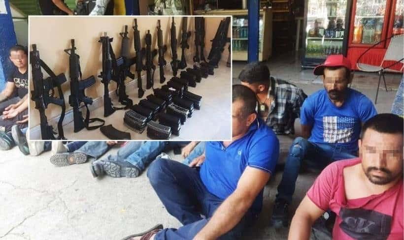 Detienen a 25 integrantes del CJNG en Michoacán