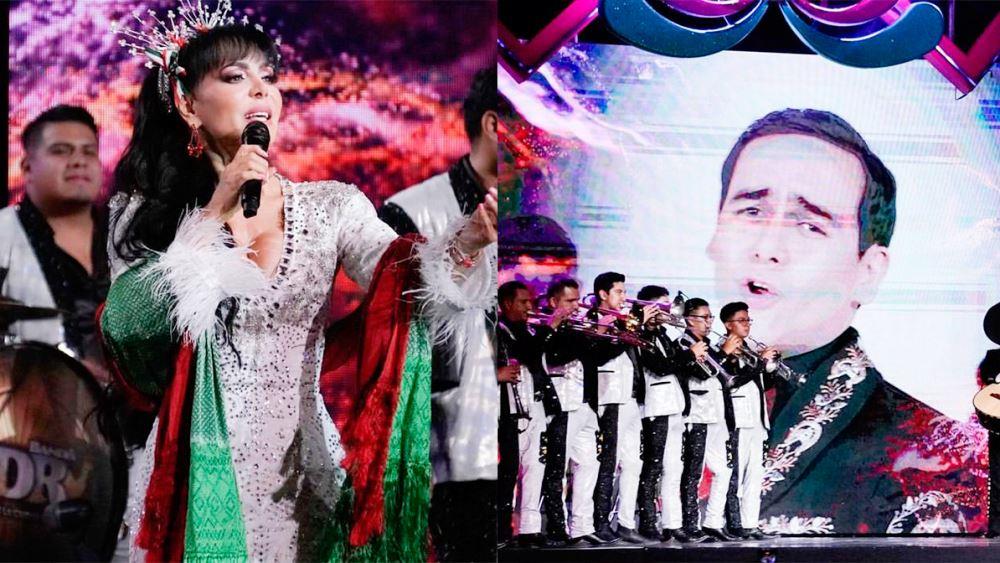 Llora Maribel Guardia al cantar con su hijo Julián