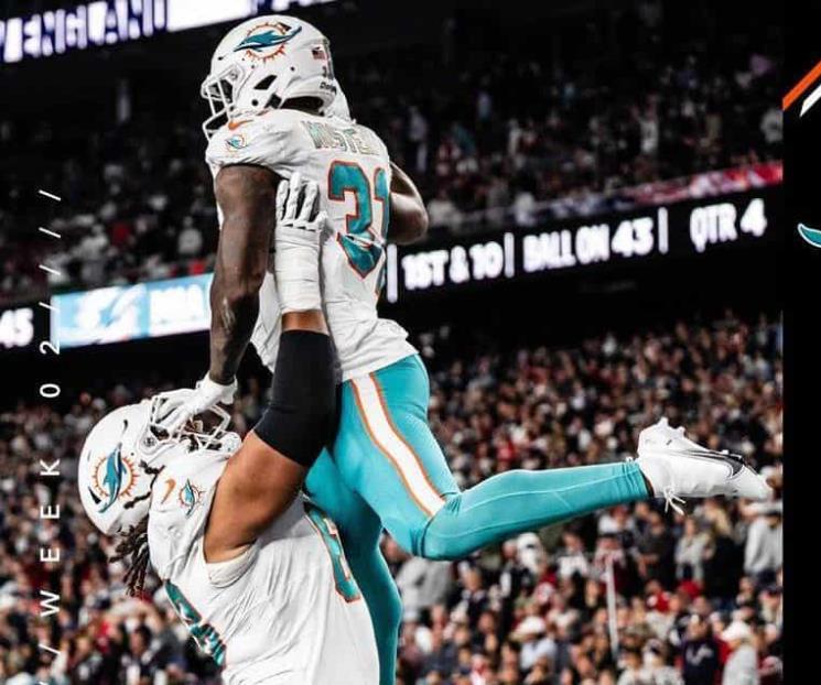 Acrecenta Miami crisis de Nueva Inglaterra en la NFL Acrecenta Miami crisis de Nueva Inglaterra en la NFL