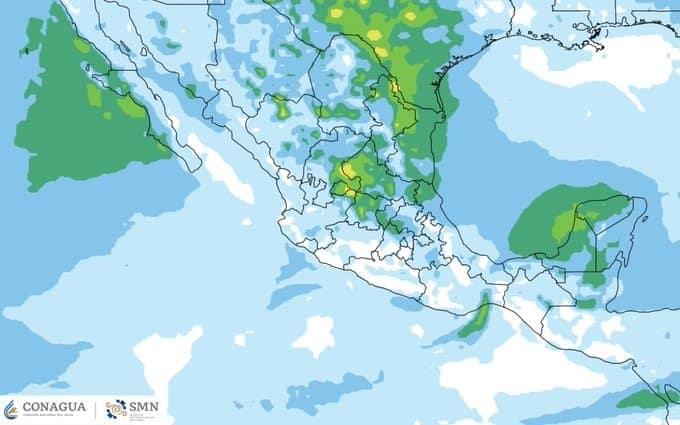 Lluvias fuertes y granizo se esperan en al menos 9 estados