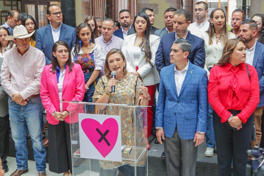 Abrazos, no balazos, una ocurrencia criminal: Xóchitl