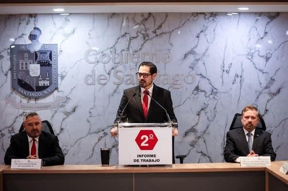 Entrega David de la Peña su Segundo Informe en Santiago