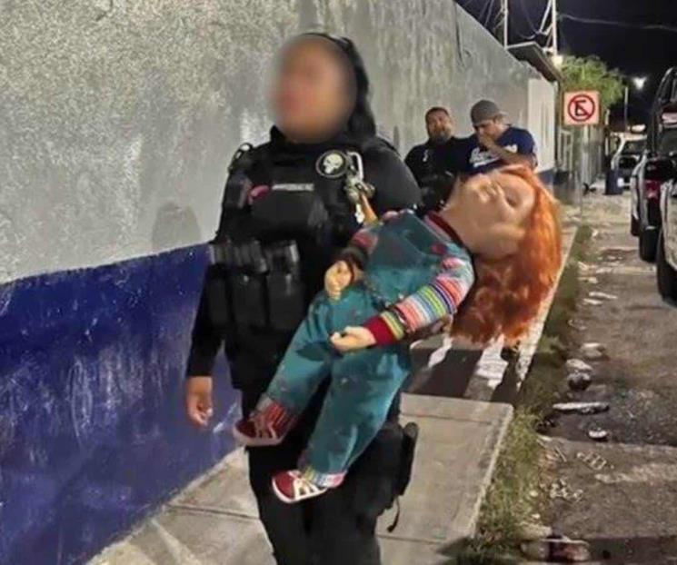 Detienen a muñeco Chucky en Coahuila Detienen a muñeco Chucky en Coahuila