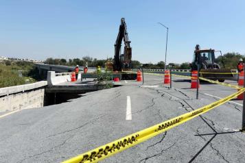 Inicia reconstrucción de tramo de Morones Prieto