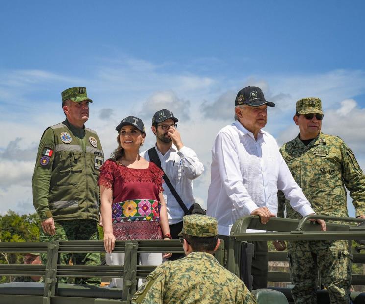 Revela AMLO avance de 65% en aeropuerto de Tulum