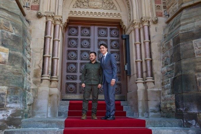 Zelensky pide a Canadá su respaldo