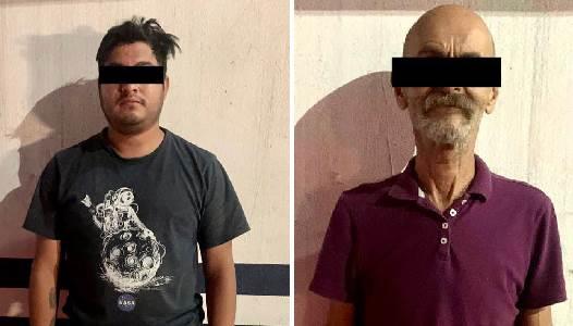 Detienen a dos hombres con más de 700 mil pesos