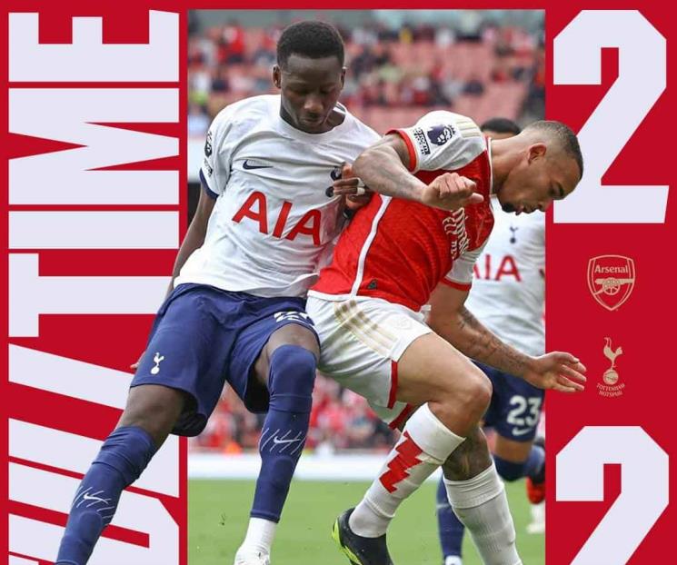 Arsenal y Tottenham igualan en el Derby de Londres