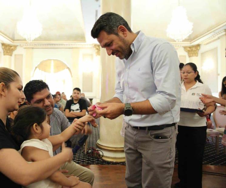 Entrega Guadalupe 100 brazaletes localizadores a infantes Entrega Guadalupe 100 brazaletes localizadores a infantes