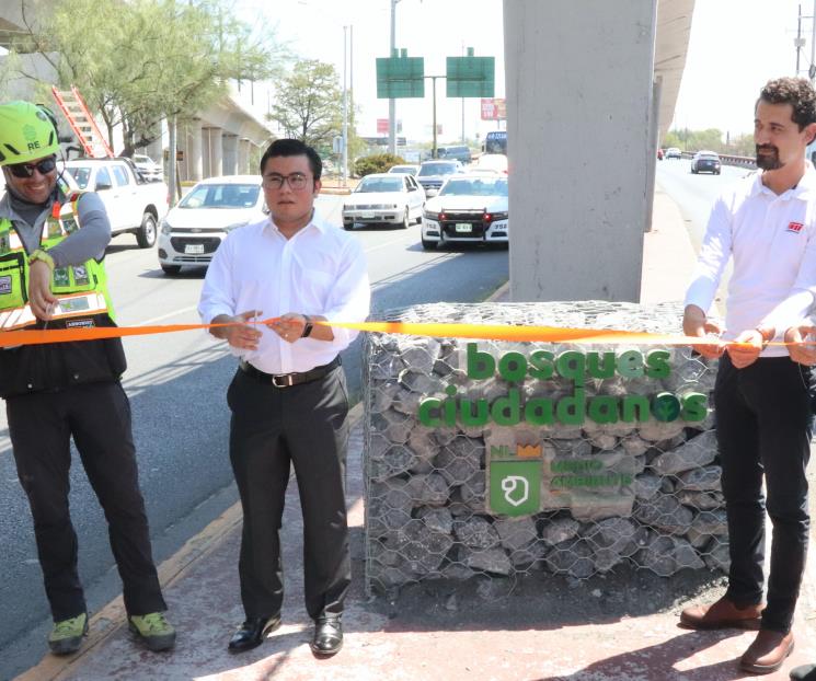 Entregan ‘Bosque Urbano’ de mil 200 árboles en L1 del Metro