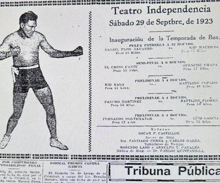 A 100 años de la primera pelea de box en Monterrey A 100 años de la primera pelea de box en Monterrey