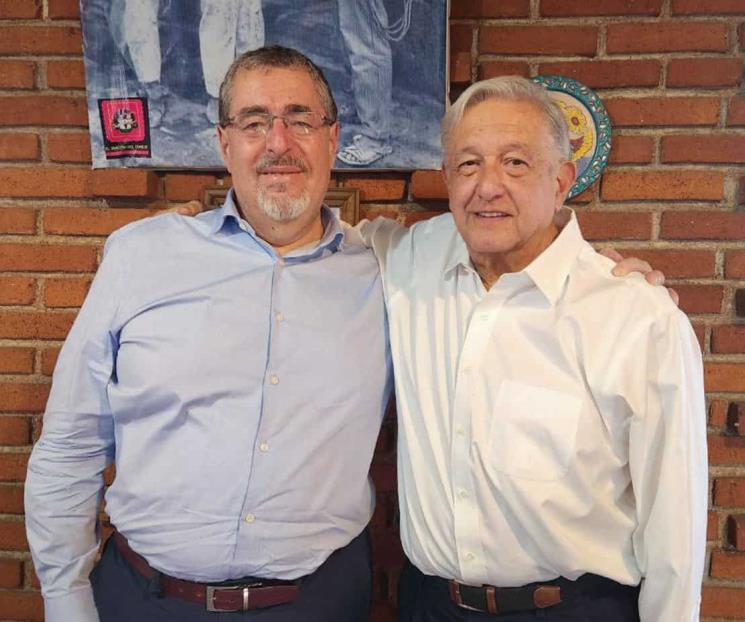 AMLO se reúne con el presidente electo de Guatemala