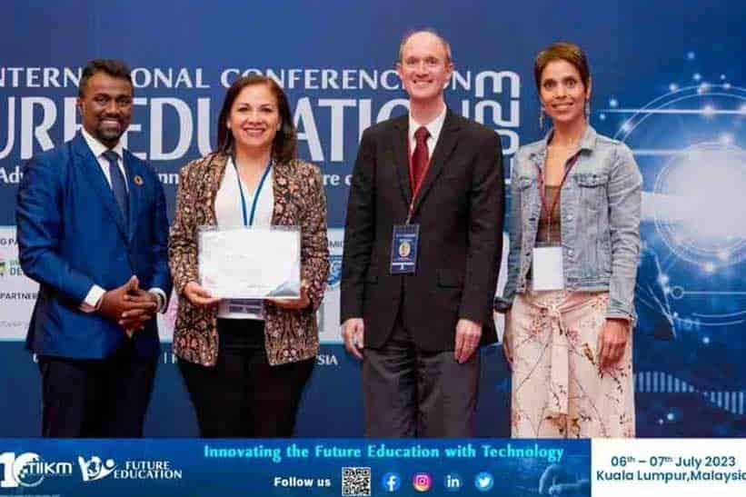 Profesora del Tec en conferencia internacional