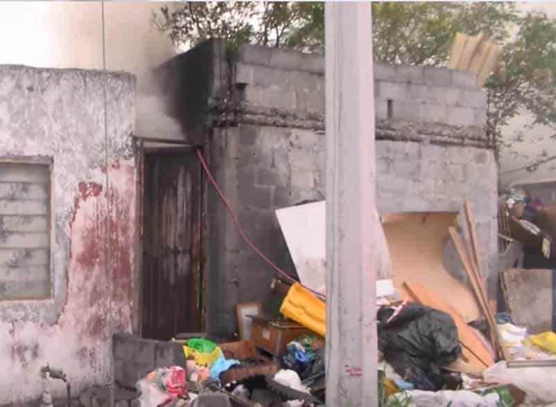 Los cuerpos de auxilio se movilizaron a la Colonia Moderna, donde se reportó el incendio de una vivienda donde vivía un pepenador.