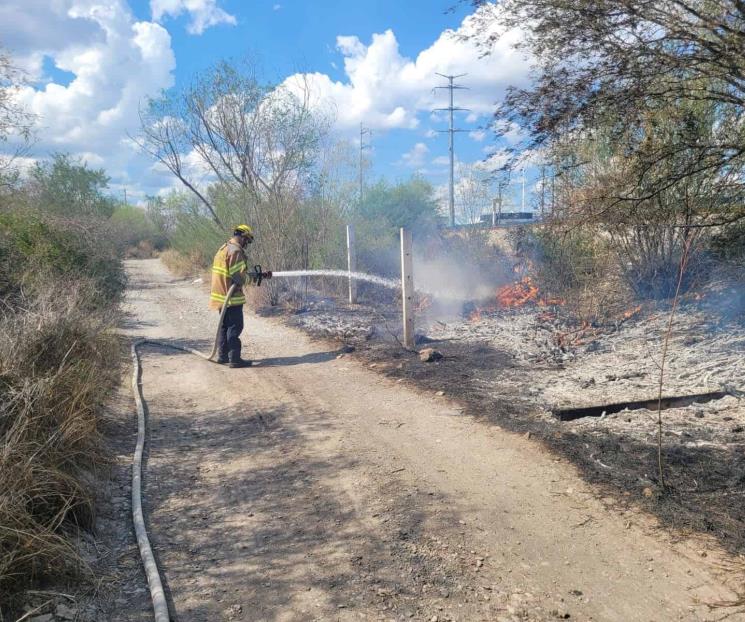 Alarma incendio de pastizal en Linares