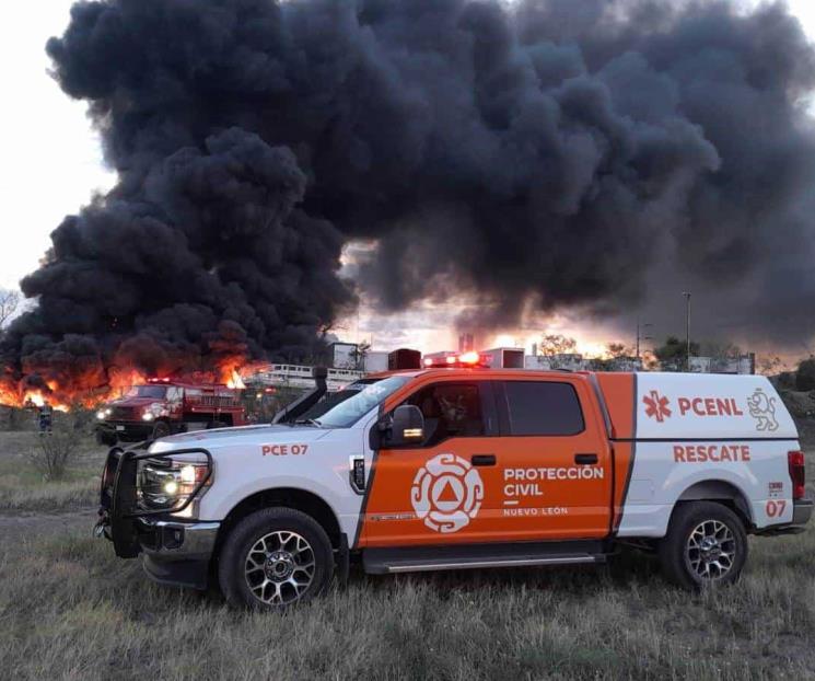 Se incendia terreno baldío en San Nicolás Se incendia terreno baldío en San Nicolás