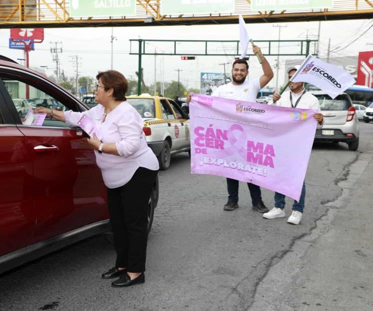 Se suma Escobedo a la lucha contra el cáncer de mama