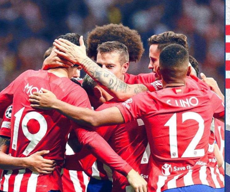 Se impone Atlético de Madrid al Feyenoord en la Champions 