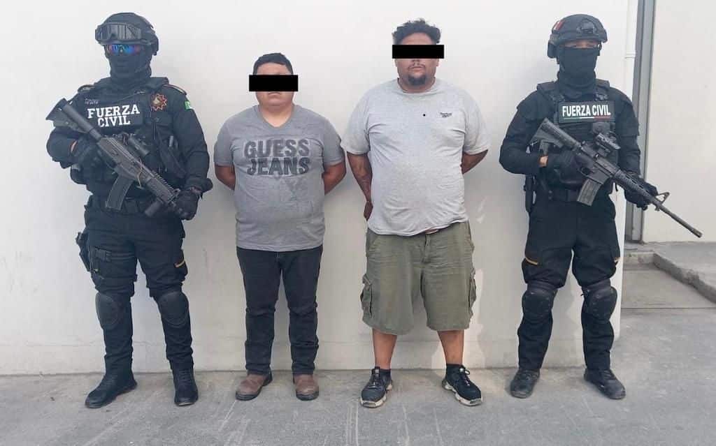 Elementos de Fuerza Civil lograron detener a un objetivo prioritario junto con un cómplice, a quien se le atribuye una ejecución en Apodaca.