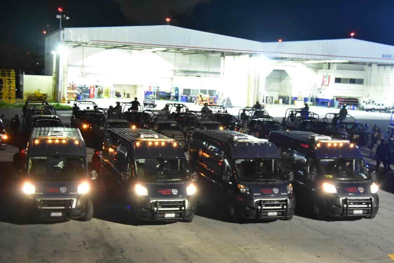 Las autoridades estatales realizaron un traslado masivo de 119 reos a cuatro centros penitenciarios federales.