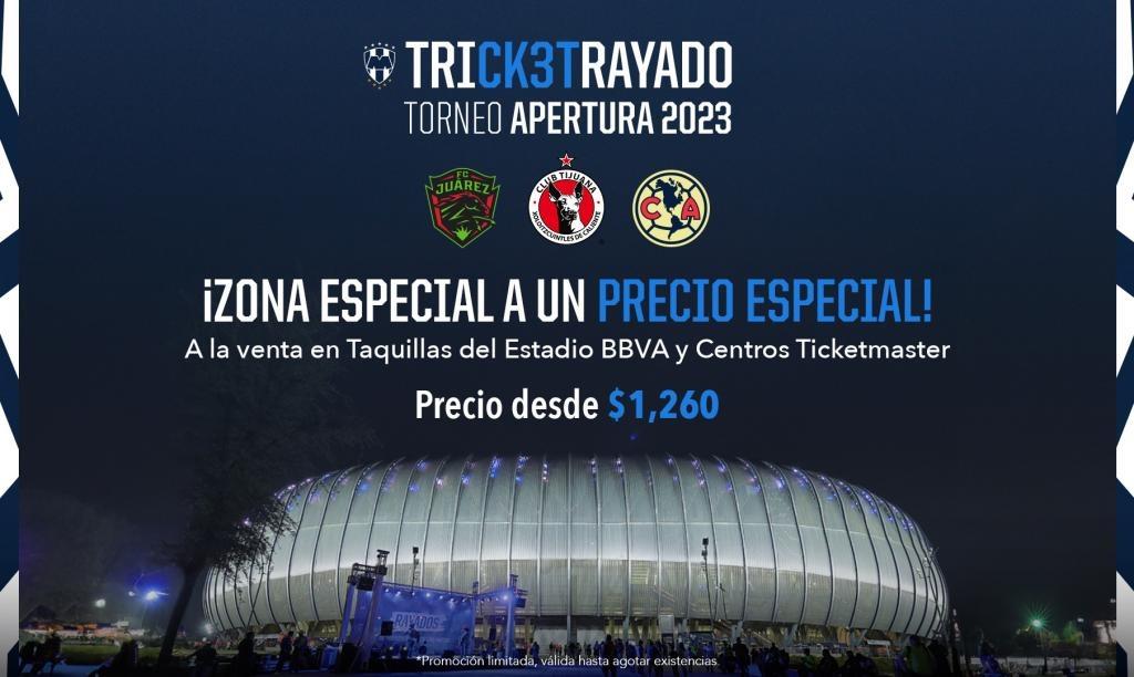 Baja Rayados precio de entradas para siguientes tres duelos Baja Rayados precio de entradas para siguientes tres duelos